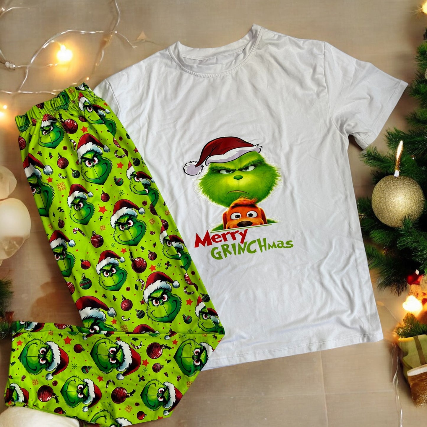 PIJAMA GRINCH NAVIDAD