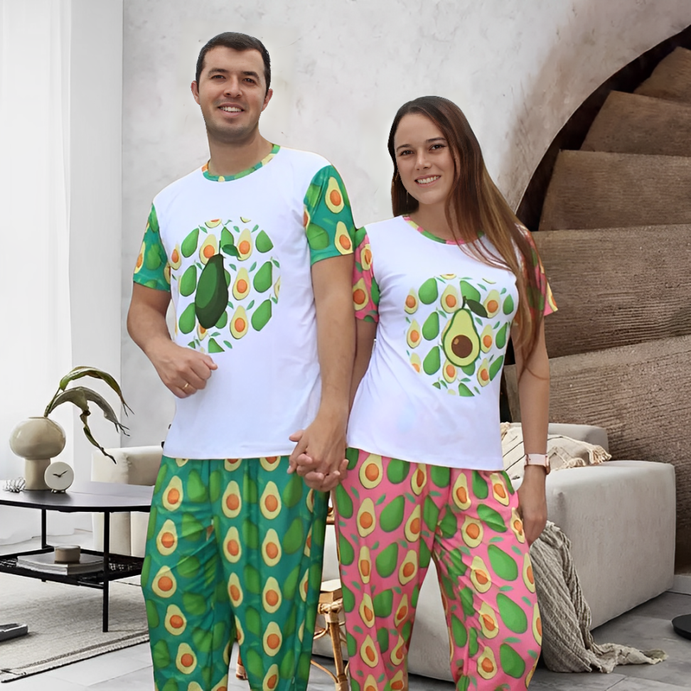 PIJAMA PAREJA AGUACATES