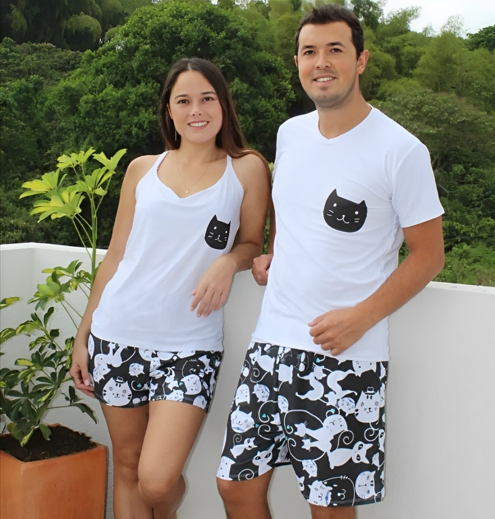 PIJAMA GATOS
