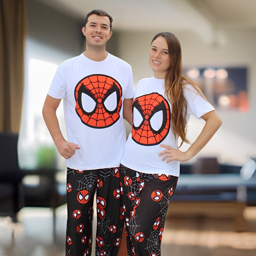 PIJAMA SPIDERMAN NEGRA