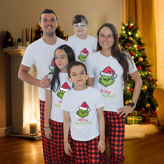 PIJAMA EL GRINCH MERRY GRINCHMAS
